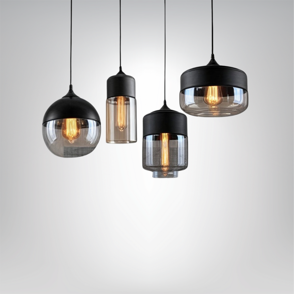 MEELANO Claréa – Pendellampe i Glas med Moderne Former og LED-kompatibilitet