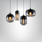 MEELANO Claréa – Pendellampe i Glas med Moderne Former og LED-kompatibilitet