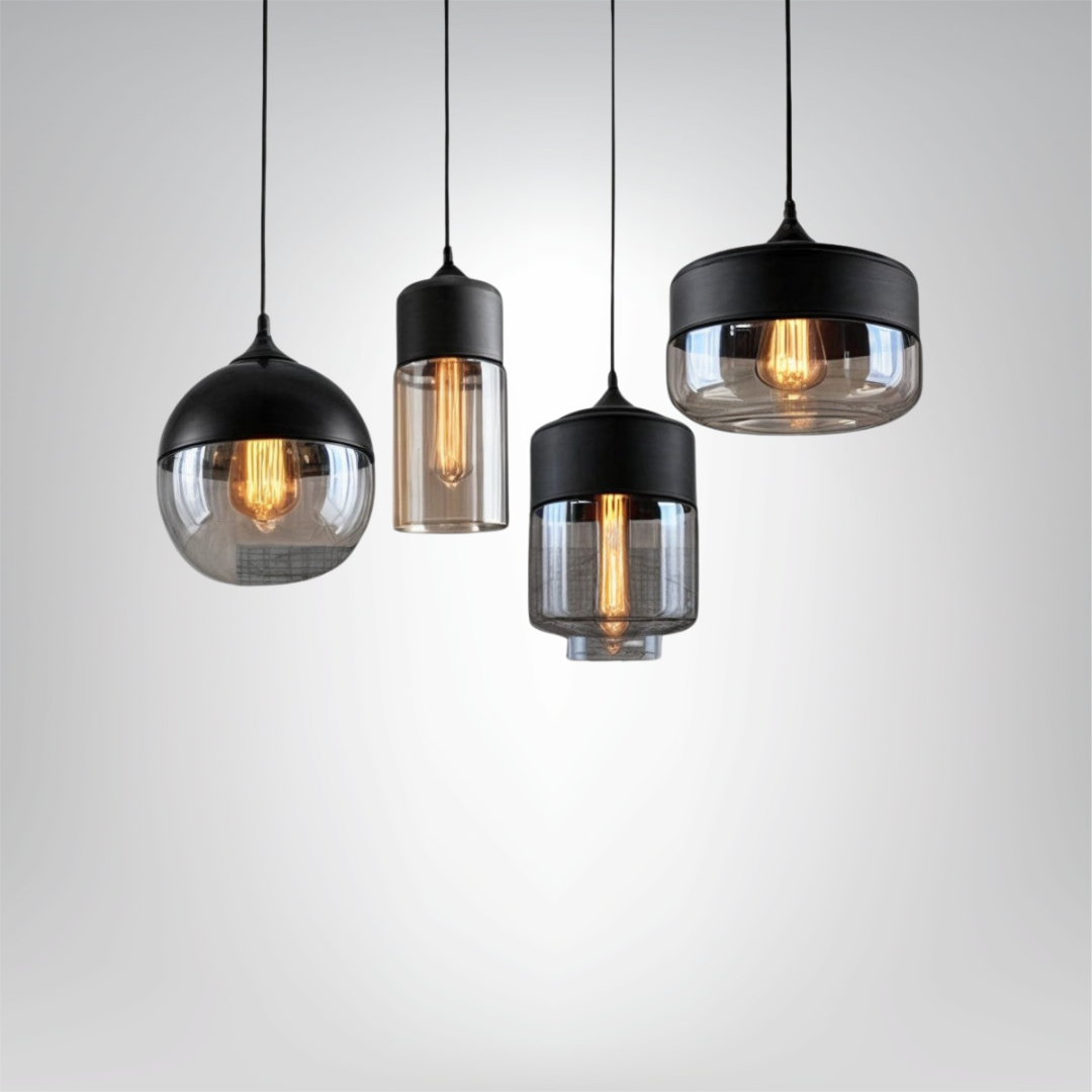 MEELANO Claréa – Pendellampe i Glas med Moderne Former og LED-kompatibilitet