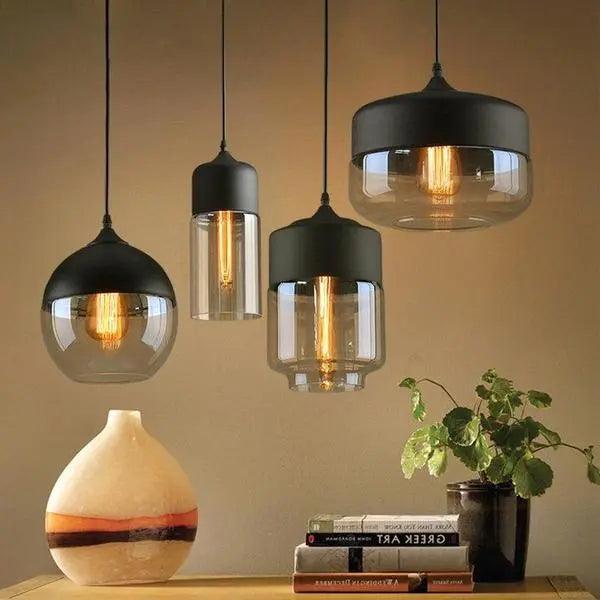 MEELANO Claréa – Pendellampe i Glas med Moderne Former og LED-kompatibilitet