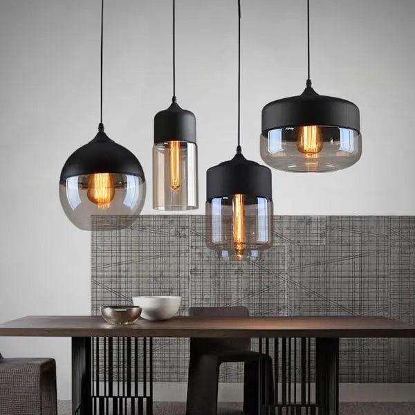 MEELANO Claréa – Pendellampe i Glas med Moderne Former og LED-kompatibilitet