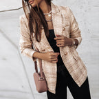 MEELANO Adōre | Dameblazer med knapper | Afslappet khaki