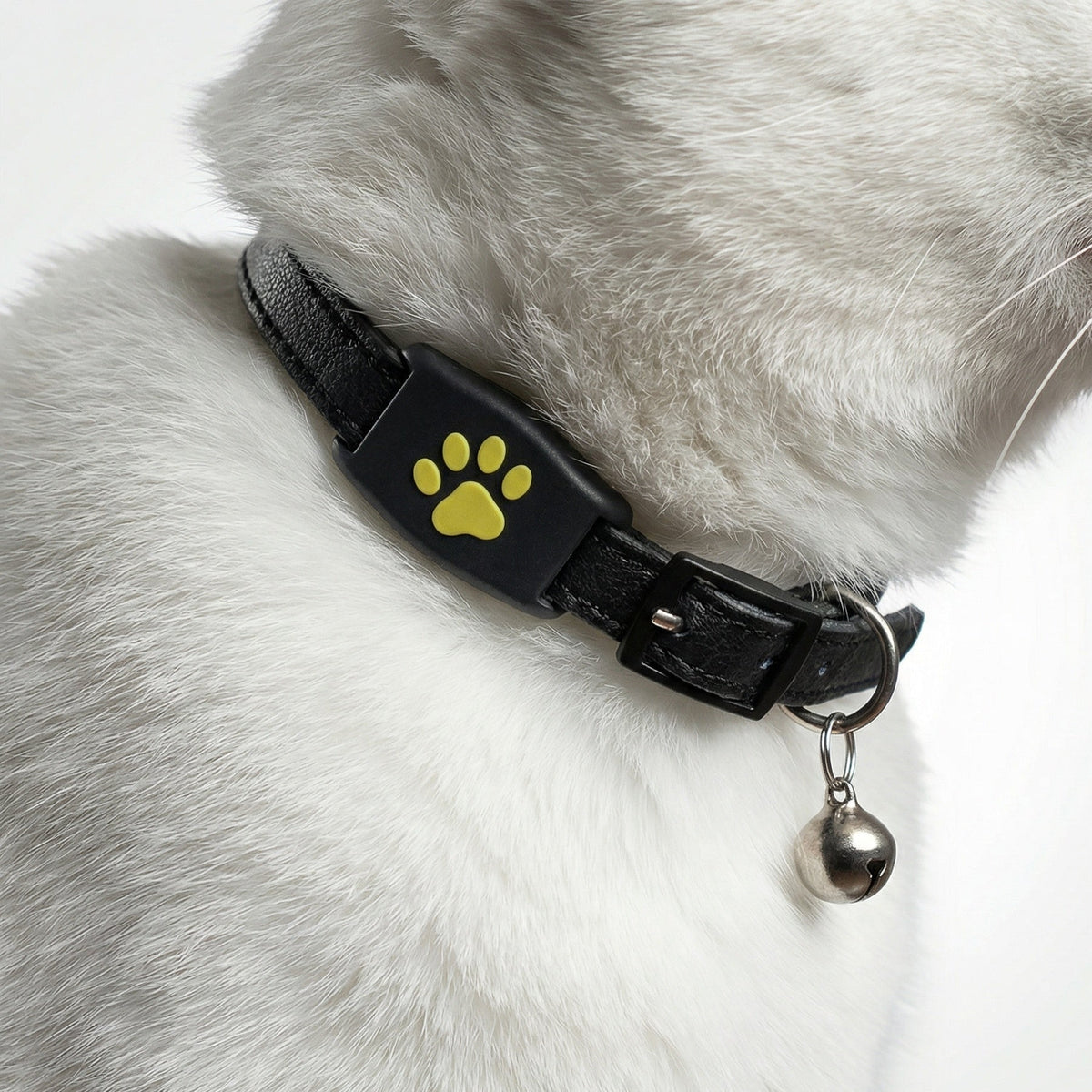 MEELANO GPS-tracker til Hunde og Katte – Let Kæledyrstracker til Alle Halsbånd, Lokalisering via App, Lang Batteritid
