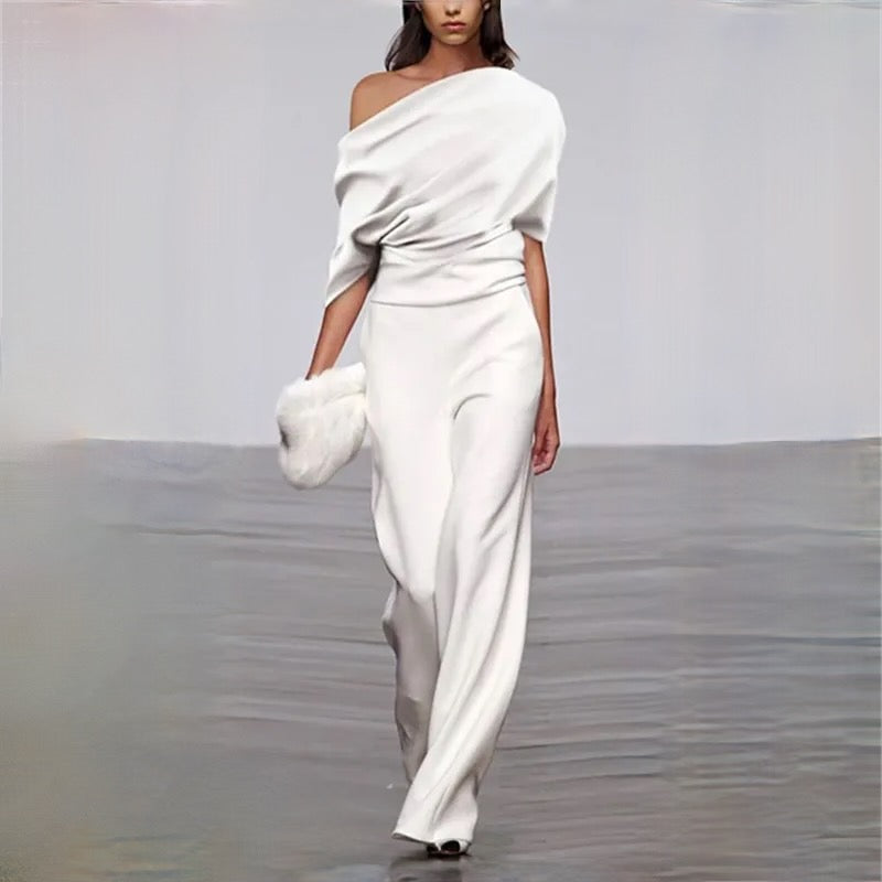 MEELANO Mechi | Chic sommerjumpsuit til kvinder hvid