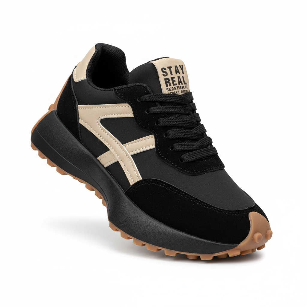 MEELANO Sneakers Komfort Hele Dagen Med Moderne Gadestil Og Slidstærk Dæmpning