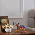 MEELANO Livlig Elefant Skulptur Med Unik Modig Design Indretning