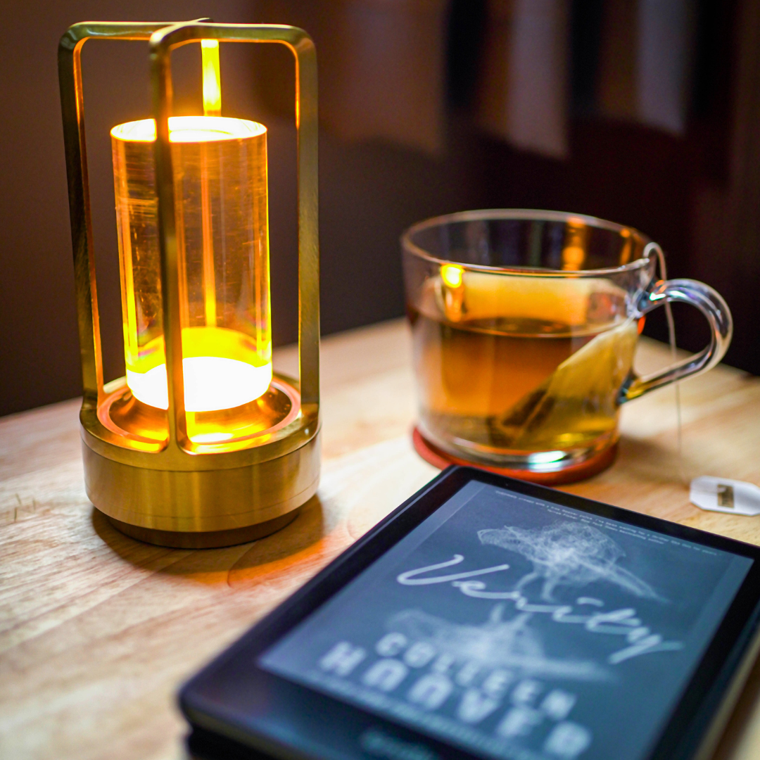 MEELANO CrystalLight – Eksklusiv lampe i krystalglas med LED og touch-funktion