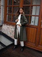 MEELANO Dame Elegant Trenchcoat Til Kvinder Forår Og Sommer Stilfuld