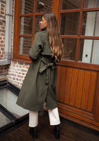 MEELANO Dame Elegant Trenchcoat Til Kvinder Forår Og Sommer Stilfuld