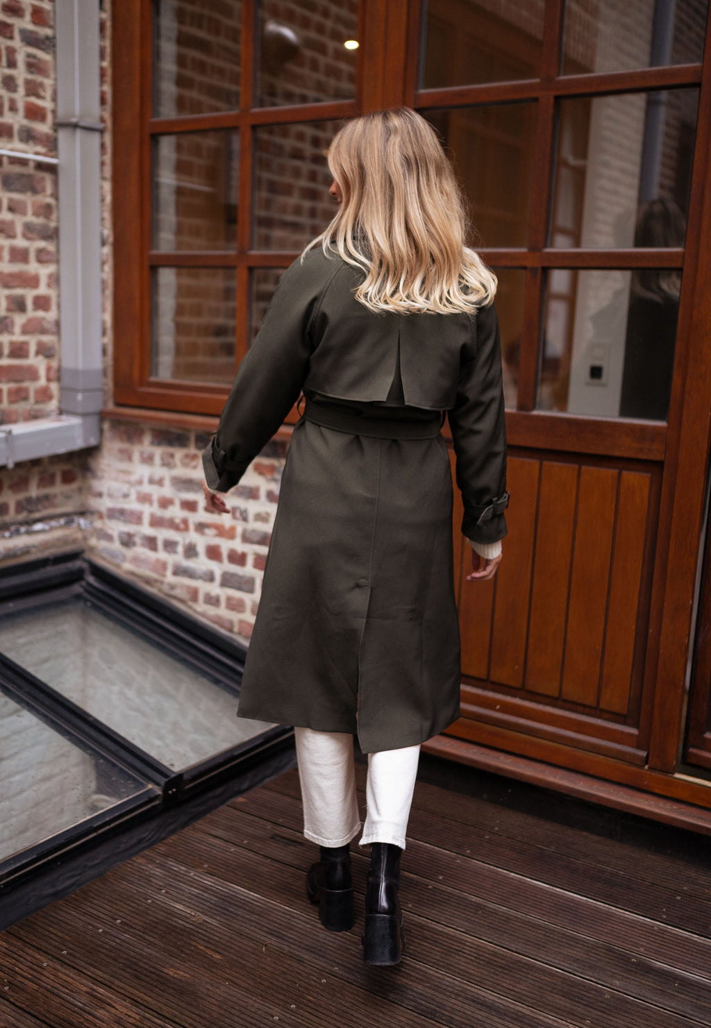 MEELANO Dame Elegant Trenchcoat Til Kvinder Forår Og Sommer Stilfuld