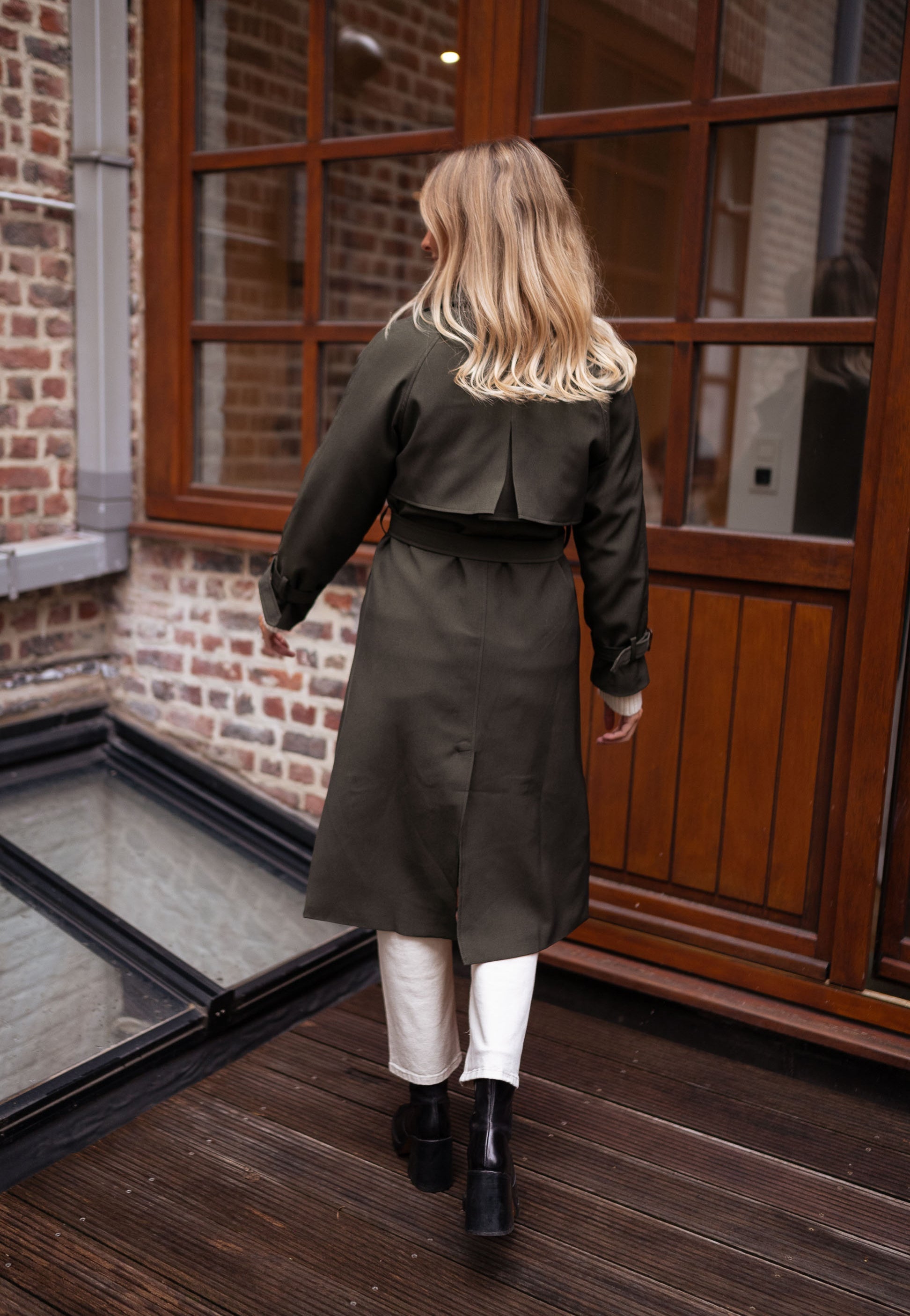 MEELANO Dame Elegant Trenchcoat Til Kvinder Forår Og Sommer Stilfuld