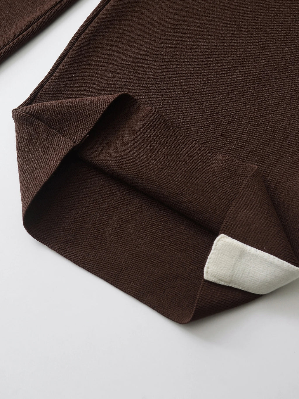MEELANO Brunt 2-Delt Dametøj Sæt Med Høj Elastisk Talje Pullover Og Bukser