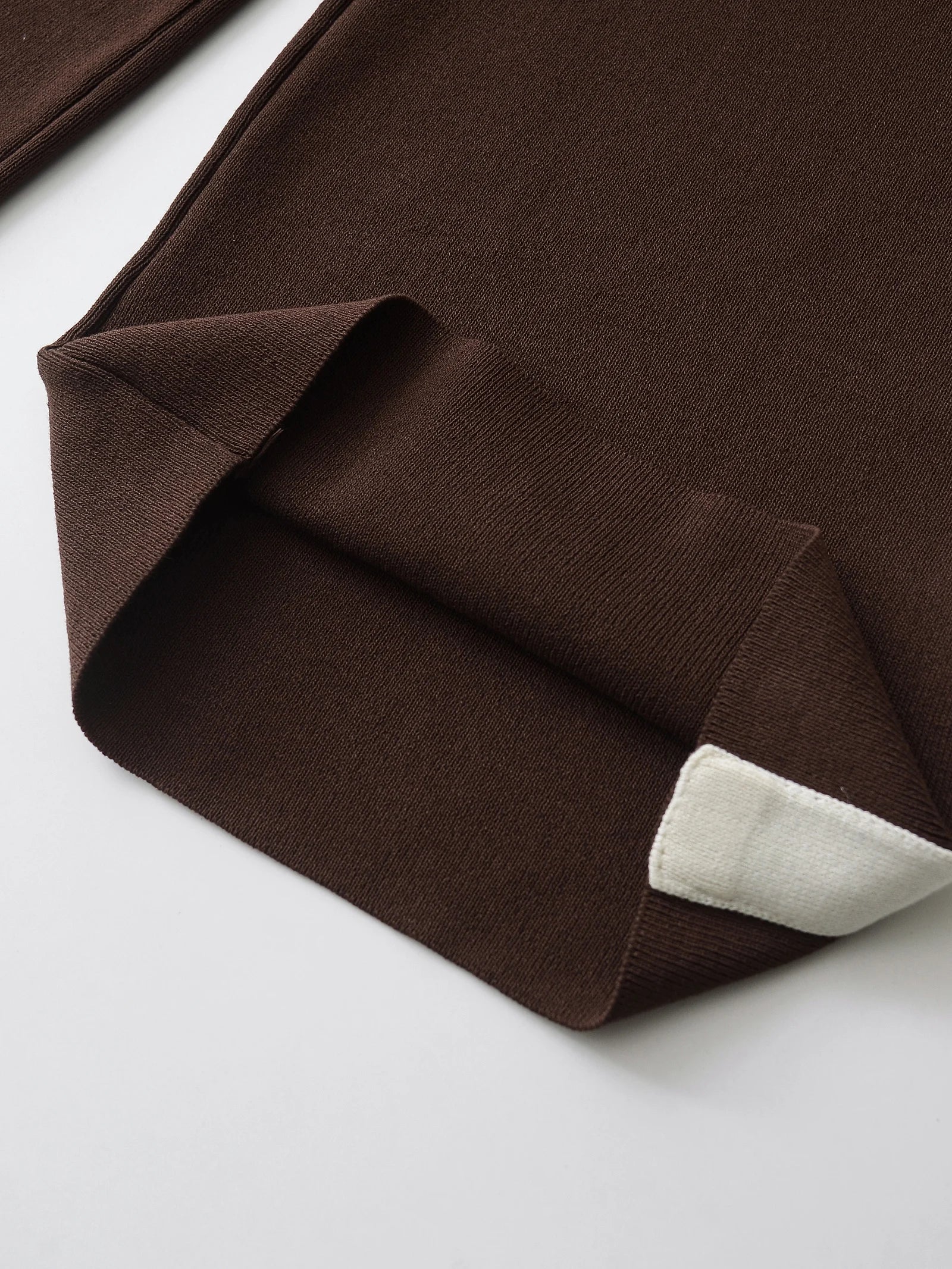 MEELANO Brunt 2-Delt Dametøj Sæt Med Høj Elastisk Talje Pullover Og Bukser