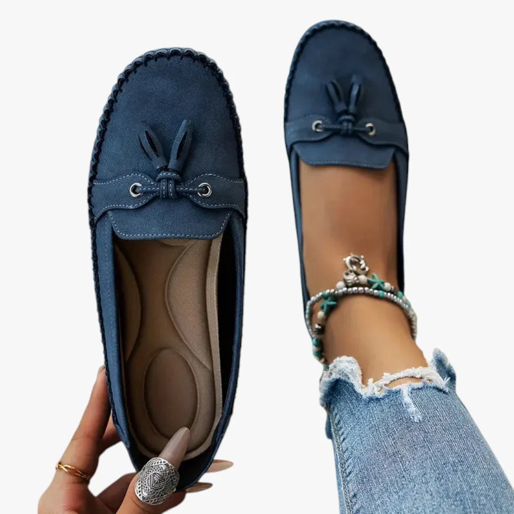 MEELANO Chāme | Dame Lette Snøresko med Varmt For - Flade Loafers & Walkingsko i Læder