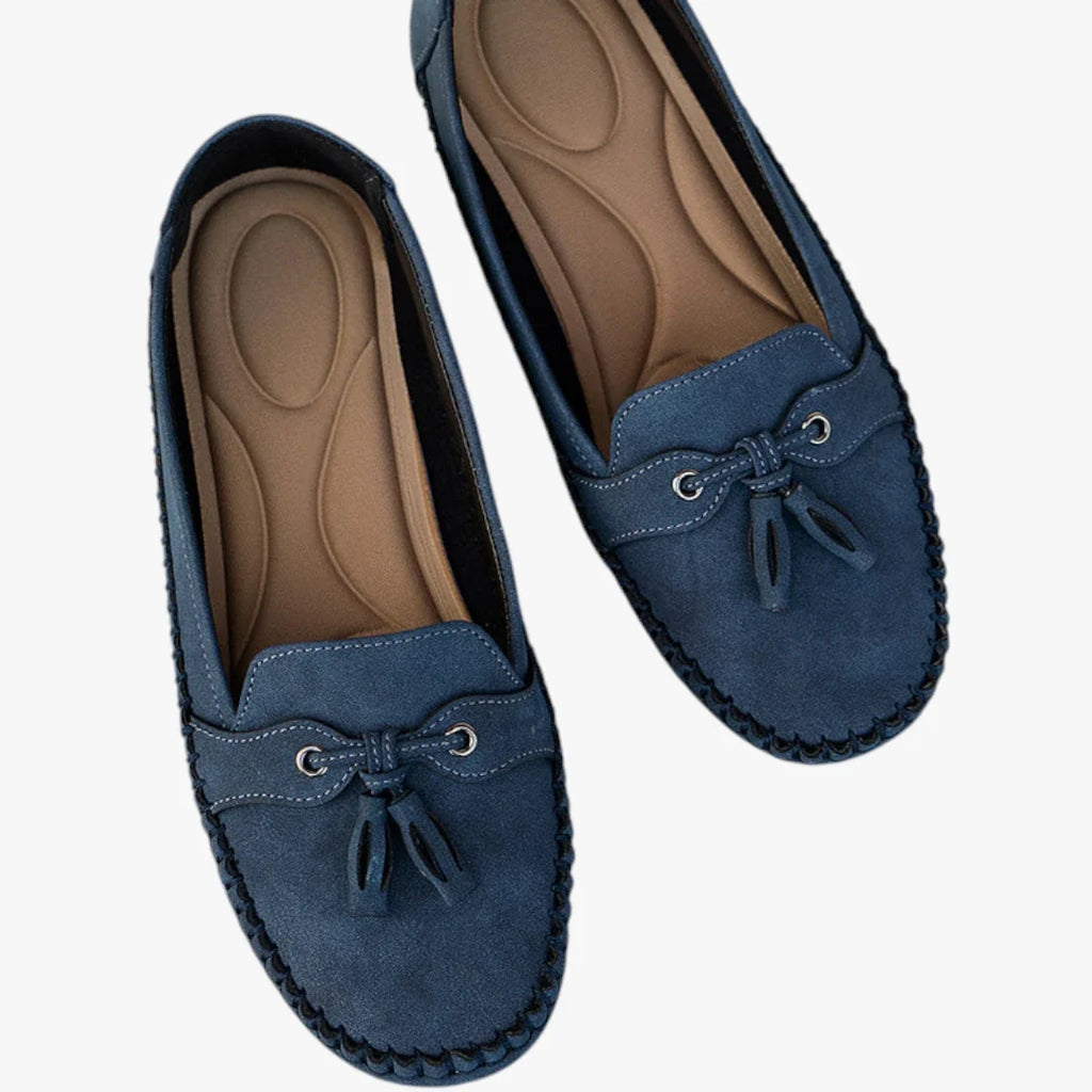 MEELANO Chāme | Dame Lette Snøresko med Varmt For - Flade Loafers & Walkingsko i Læder
