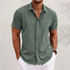 MEELANO David | Åndbar poloshirt olivengrøn