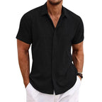 MEELANO David | Åndbar poloshirt sort