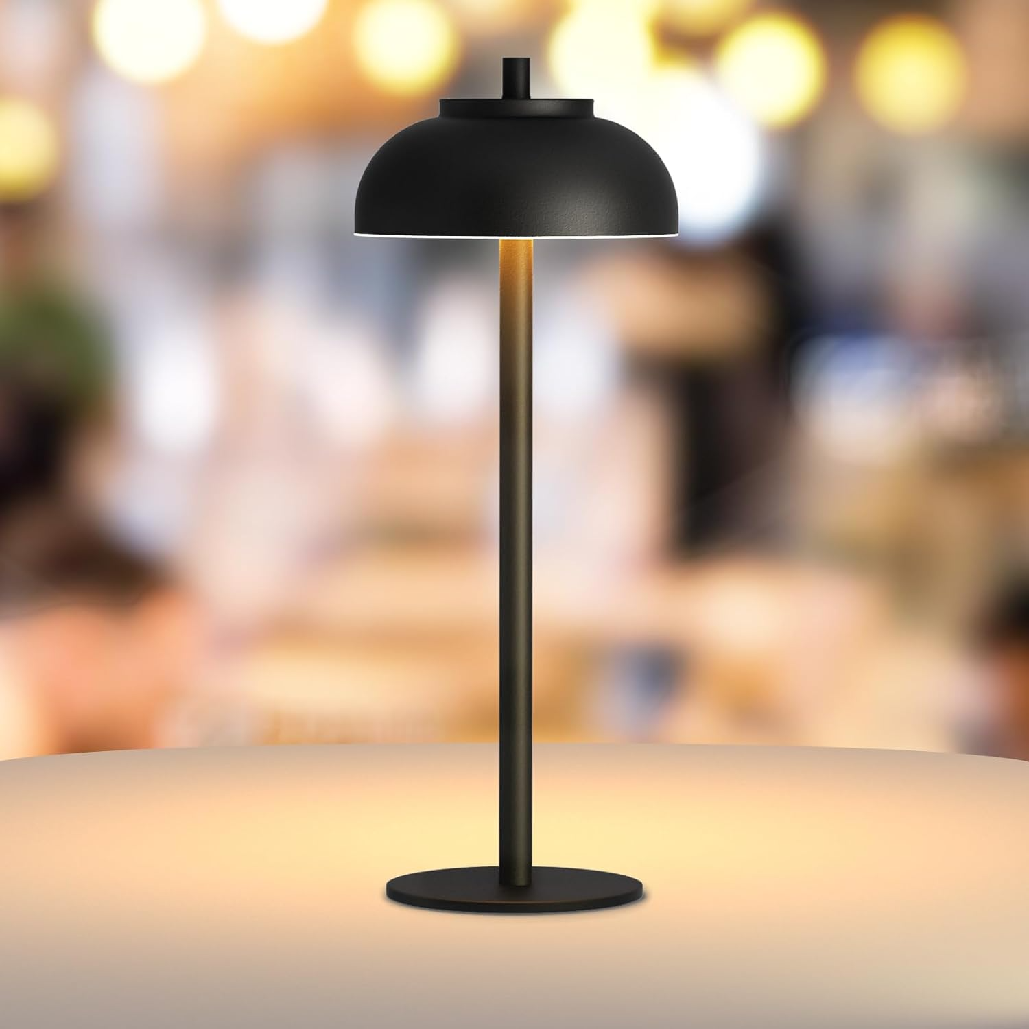 MEELANO Trådløs Bordlampe Berøringskontrolleret Med LED Lys