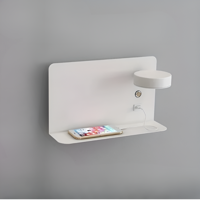 MEELANO Minimalistisk USB Opladnings Nattelygte Til Sengebordet