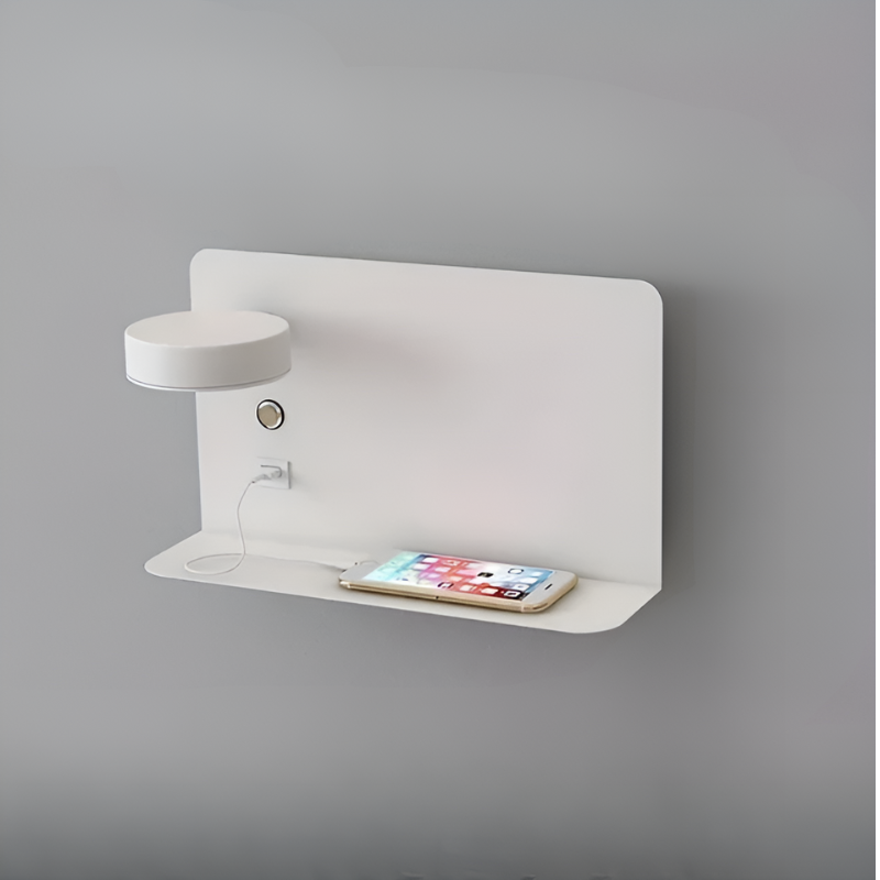 MEELANO Minimalistisk USB Opladnings Nattelygte Til Sengebordet