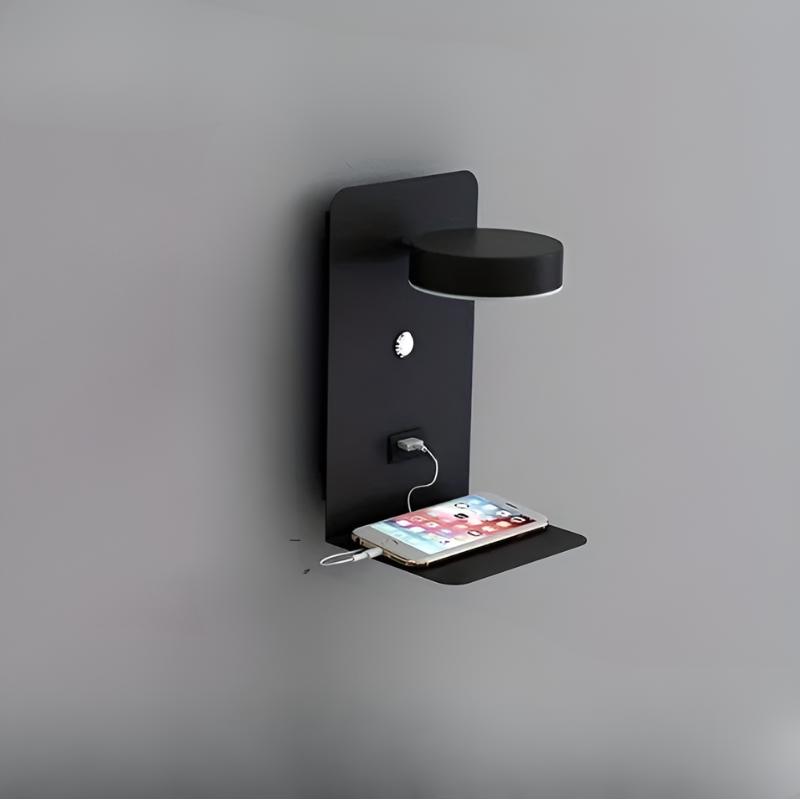 MEELANO Minimalistisk USB Opladnings Nattelygte Til Sengebordet