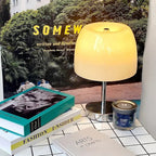 MEELANO Deanna Bordlampe Mælkehvid