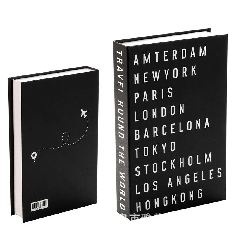 MEELANO Moderne dekorative bordbøger – luksuriøs imitation til sofaborde og hylder Design 23