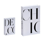 MEELANO Moderne dekorative bordbøger – luksuriøs imitation til sofaborde og hylder Design 16