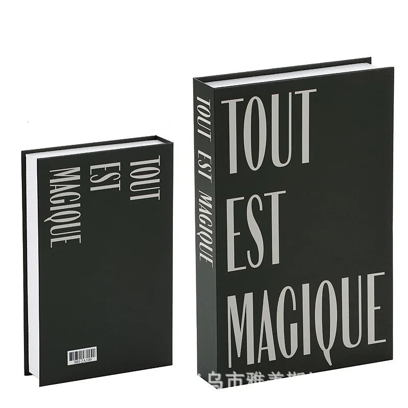 MEELANO Moderne dekorative bordbøger – luksuriøs imitation til sofaborde og hylder Design 8