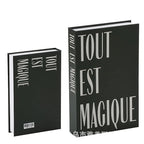 MEELANO Moderne dekorative bordbøger – luksuriøs imitation til sofaborde og hylder Design 8