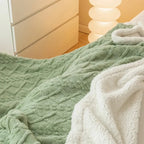 MEELANO Tyk Polyester Tæppe 150x200 Cm Varmt Og Komfortabelt