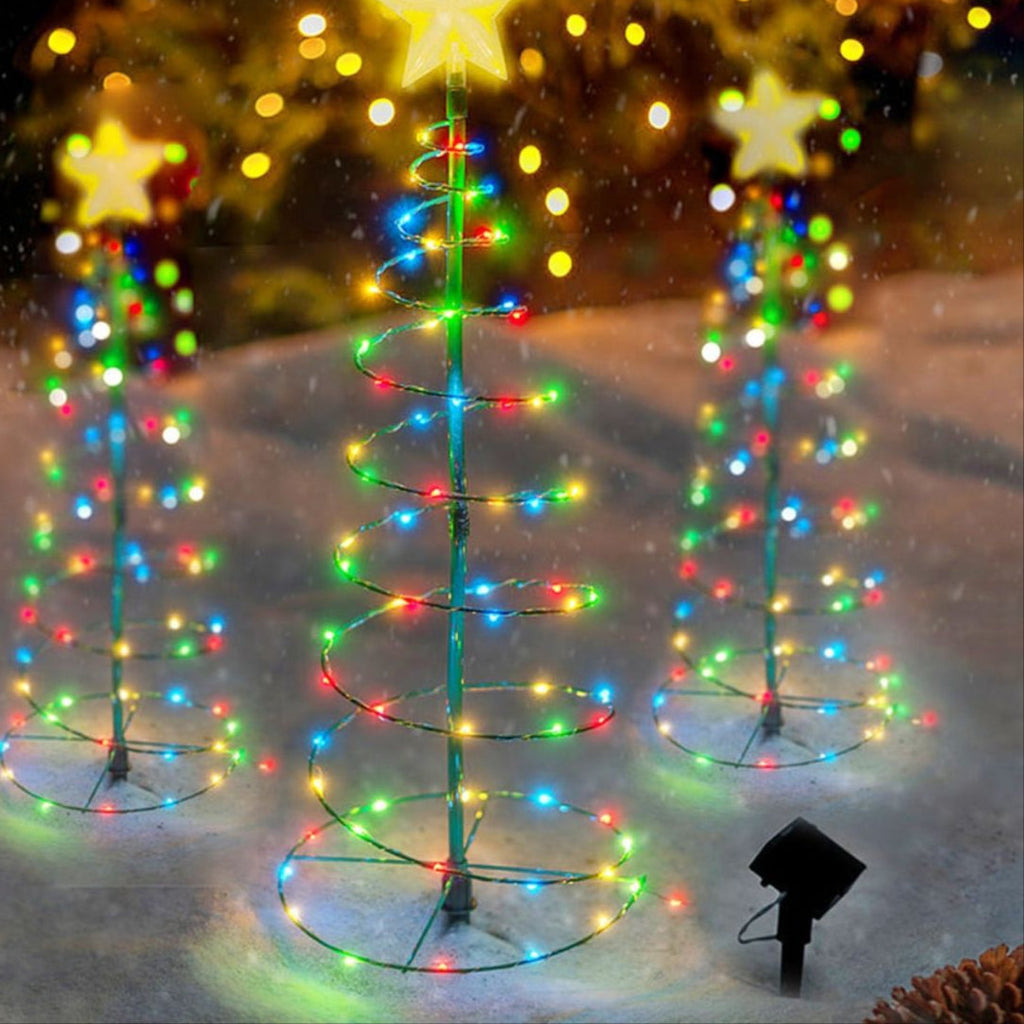 MEELANO Udendørs Solcelle Juletræ Belysning Trådløs Have Med Solenergi