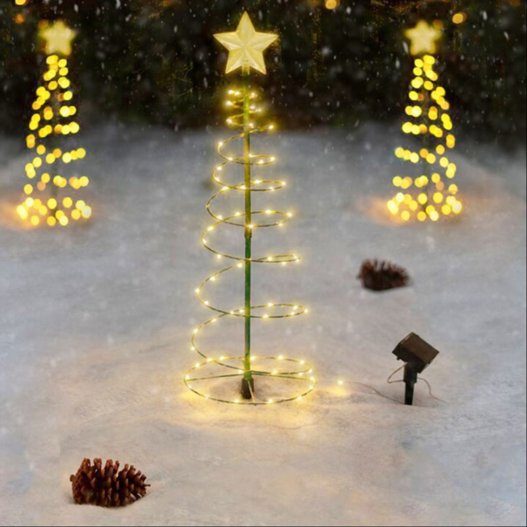 MEELANO Udendørs Solcelle Juletræ Belysning Trådløs Have Med Solenergi
