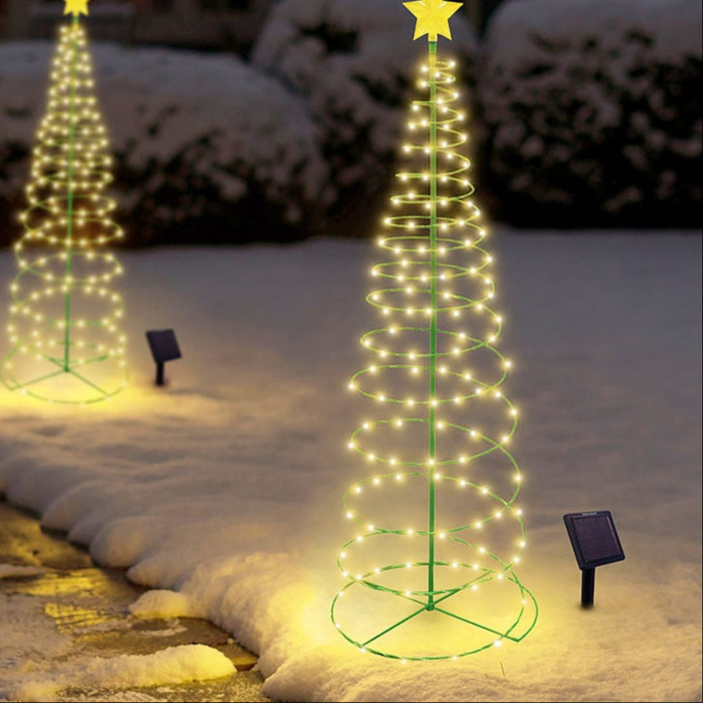 MEELANO Udendørs Solcelle Juletræ Belysning Trådløs Have Med Solenergi