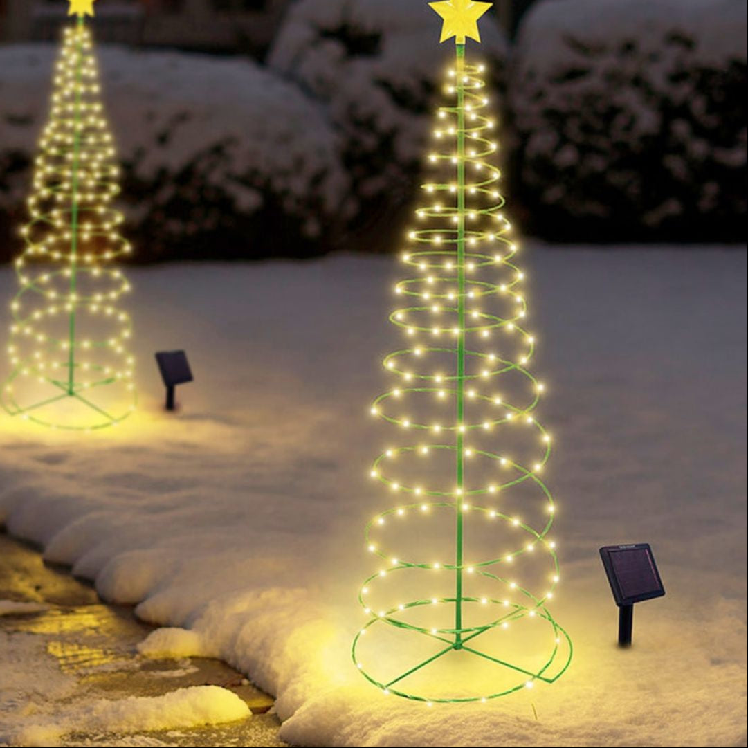 MEELANO Udendørs Solcelle Juletræ Belysning Trådløs Have Med Solenergi