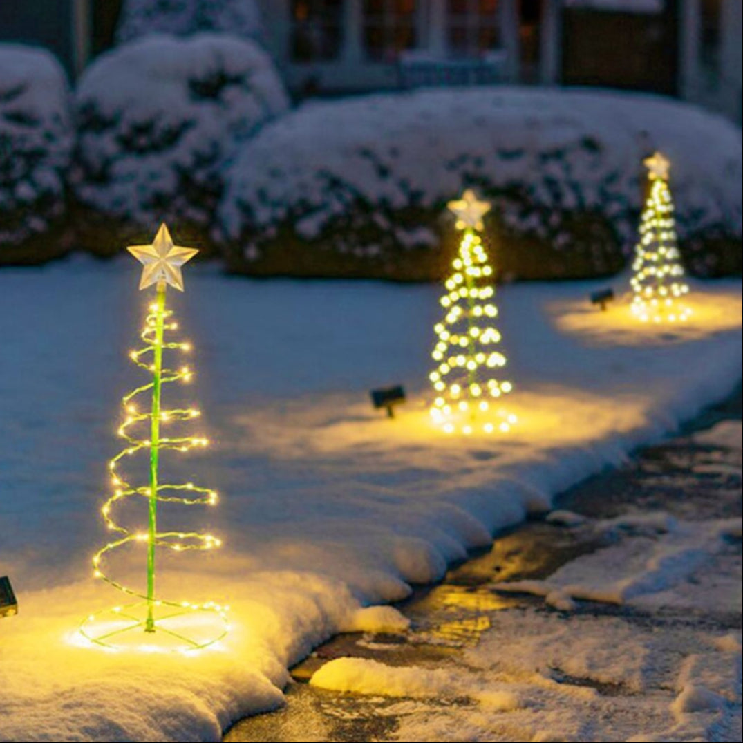 MEELANO Udendørs Solcelle Juletræ Belysning Trådløs Have Med Solenergi