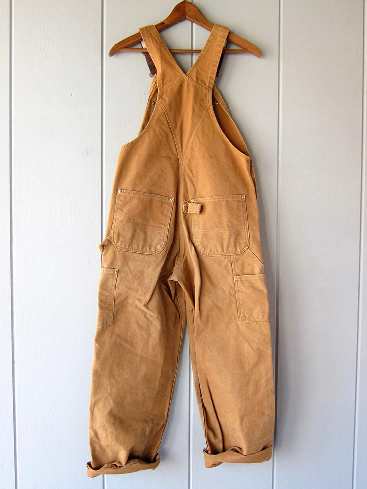 MEELANO Eend Bib Overalls Canvas Arbejdsdragt Dungarees