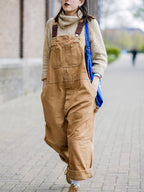 MEELANO Eend Bib Overalls Canvas Arbejdsdragt Dungarees