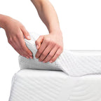 MEELANO Topdekmatras Viskoelastisk Åndbar Med Vaskbart Betræk