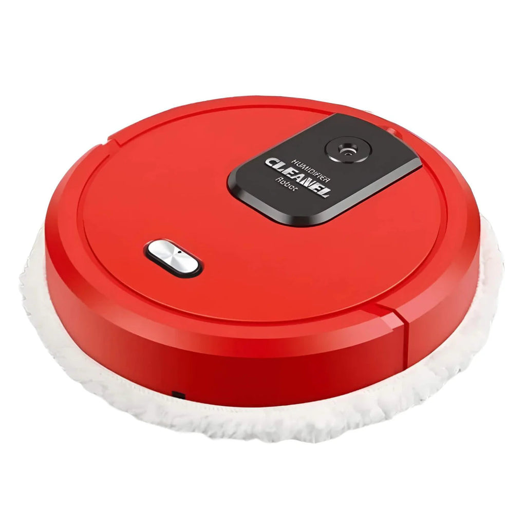 MEELANO Automatic Mop Robot Til Gulve Med Minimal Indsats Og Skinnende Resultat Rød