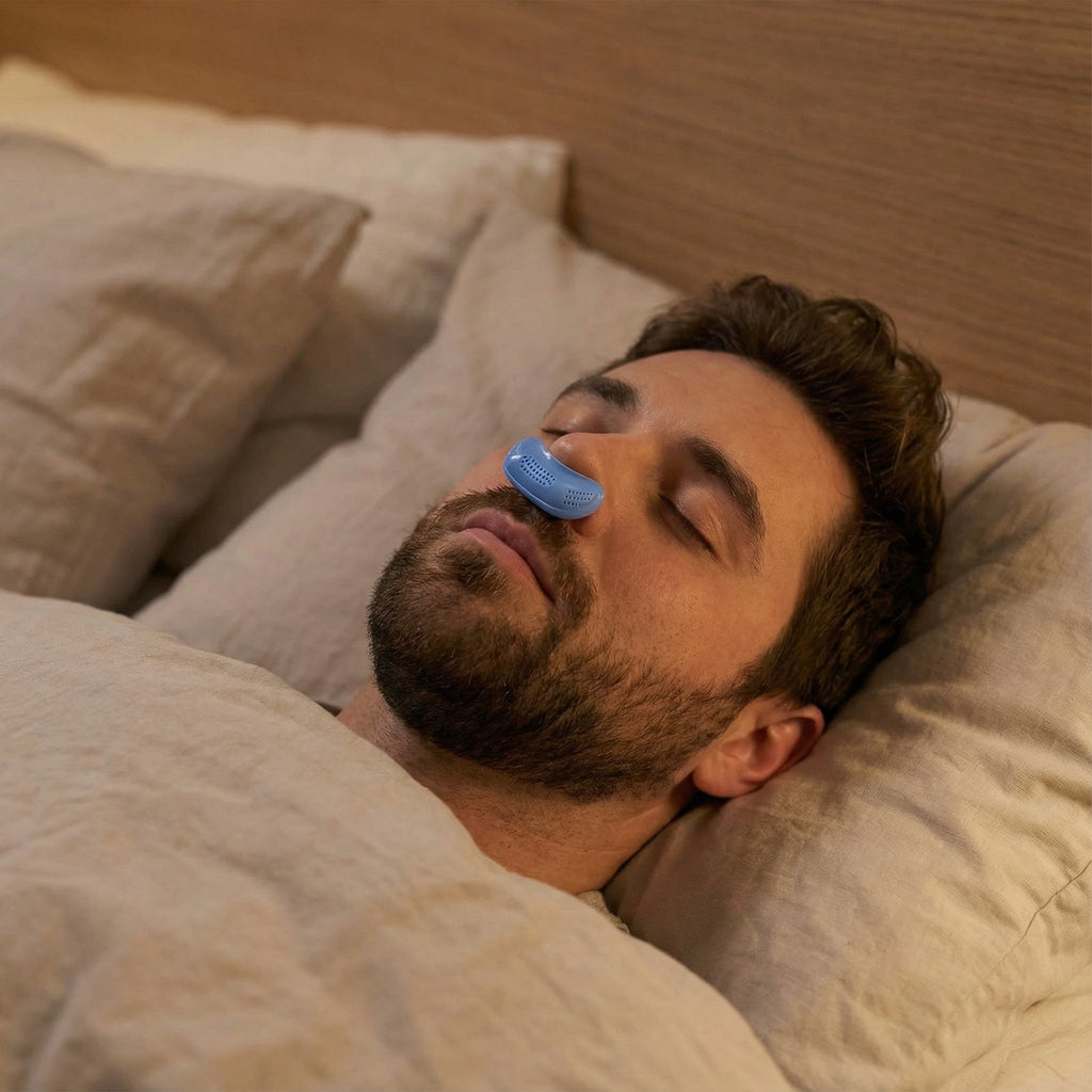 MEELANO Kompakt Næseenhed uden Maske – Stille, USB-genopladelig Enhed til Næsen, uden Stropper eller Slanger