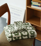 MEELANO Elegant Badhandklæde Sæt i Polyester og Bomuld til Badeværelse Olivengrøn