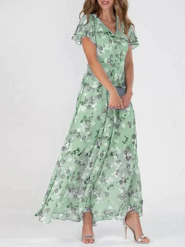 MEELANO Chloé | Dame Elegant Kjole – Stilren Silhuet & Minimalistisk Design Lysegrøn