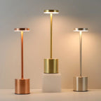 MEELANO EleganzLeuchte – Trådløs & USB-Genopladelig Bordlampe i Luksuriøst Design