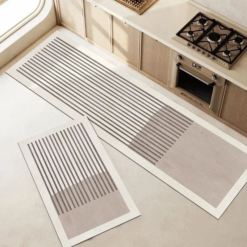 MEELANO Køkkenmåtte – Blød Skridsikker Køkkenløber i PU-skum, Nem at Rengøre, 5 Designs, 40x60 til 60x120 cm 01