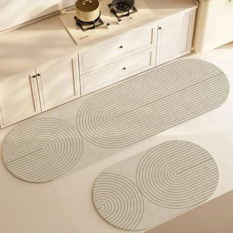 MEELANO Køkkenmåtte – Blød Skridsikker Køkkenløber i PU-skum, Nem at Rengøre, 5 Designs, 40x60 til 60x120 cm 04