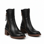 MEELANO Kvinder Læderankelstøvler Hverdagskomfort Komfort Hele Dagen