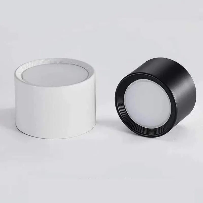 MEELANO Emberlynn overflademonteret downlight – moderne LED loftslampe med justerbar lystemperatur