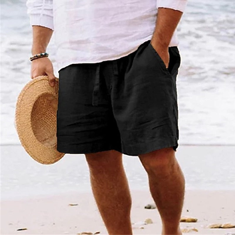 MEELANO Hommes | Shorts til mænd – Lette Shorts, Sommerkomfort & Moderne Afslappethed sort