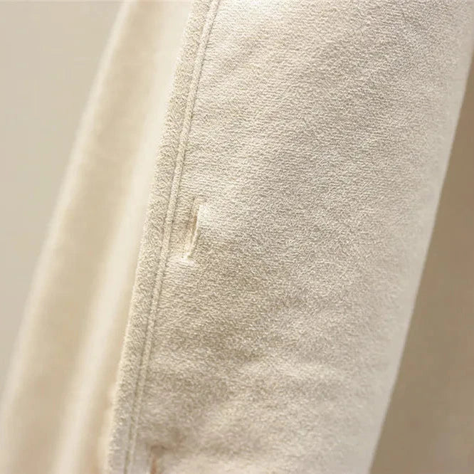 Parsha | Dame Striksæt med V-Hals Vest - Ribstrikket 2-Delt Sæt